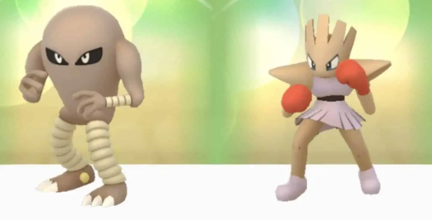 Pokemon Go Hitmonlee and Hitmonchan