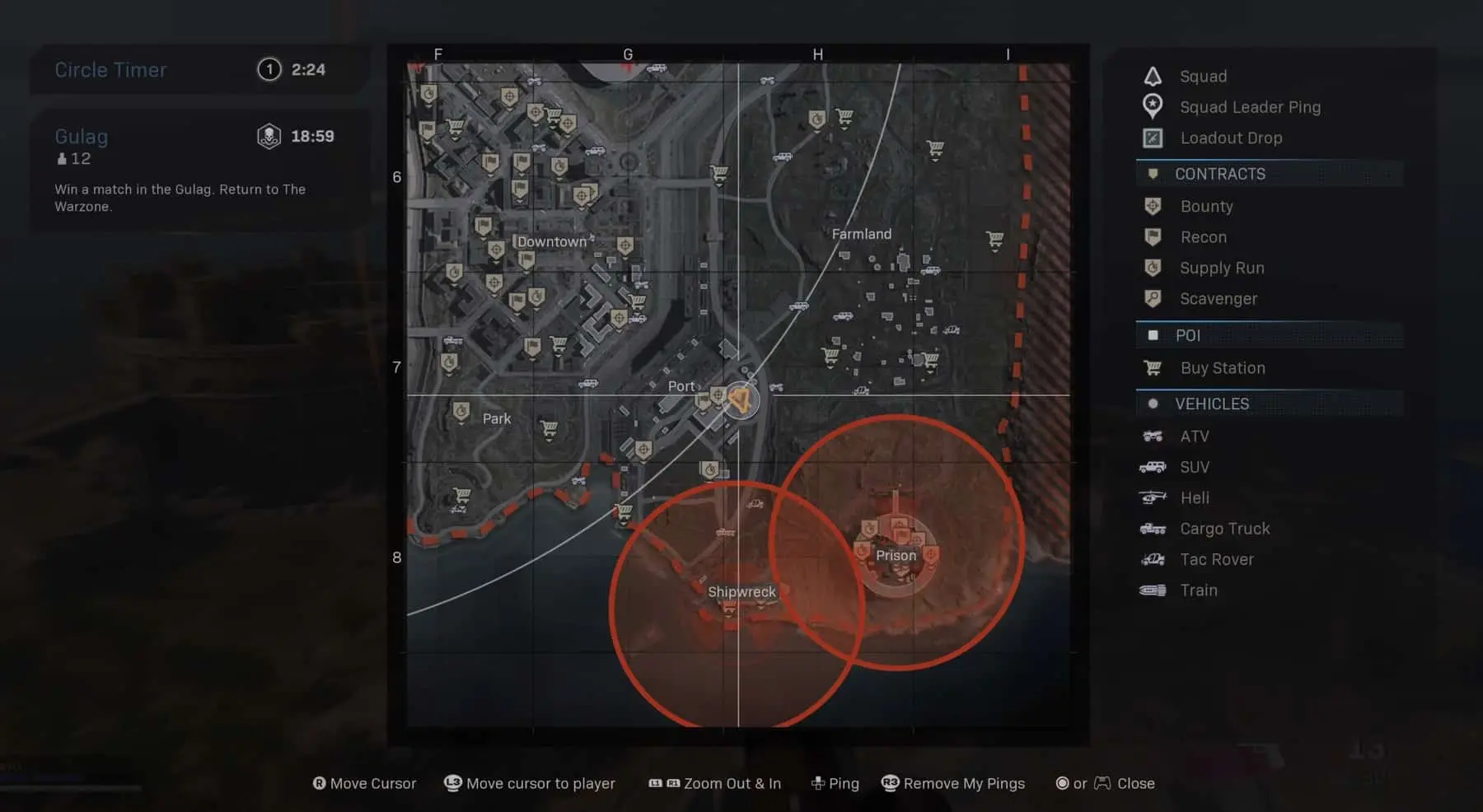 Radiation Zones in Warzone