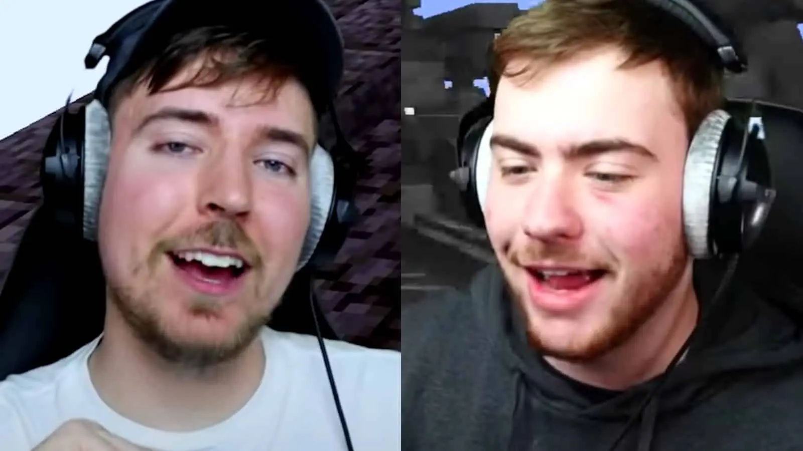 MrBeast and Sapnap in a YouTube video