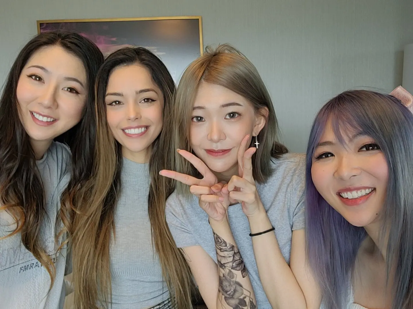 Valkyrae, Fuslie, Yvonnie, Kkatamina