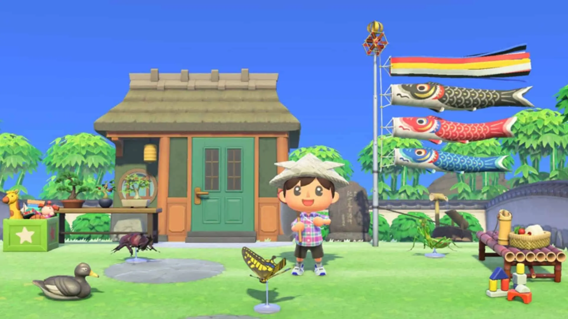 Animal Crossing new house and villagers