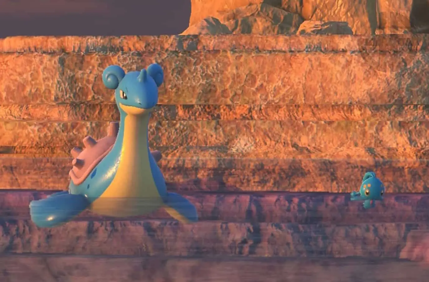 new pokemon snap manaphy lapras