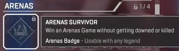 Apex Legends Survivor badge