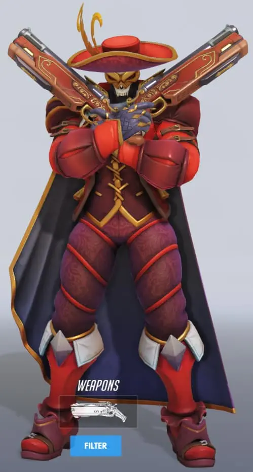 Overwatch Reaper Masquerade skin