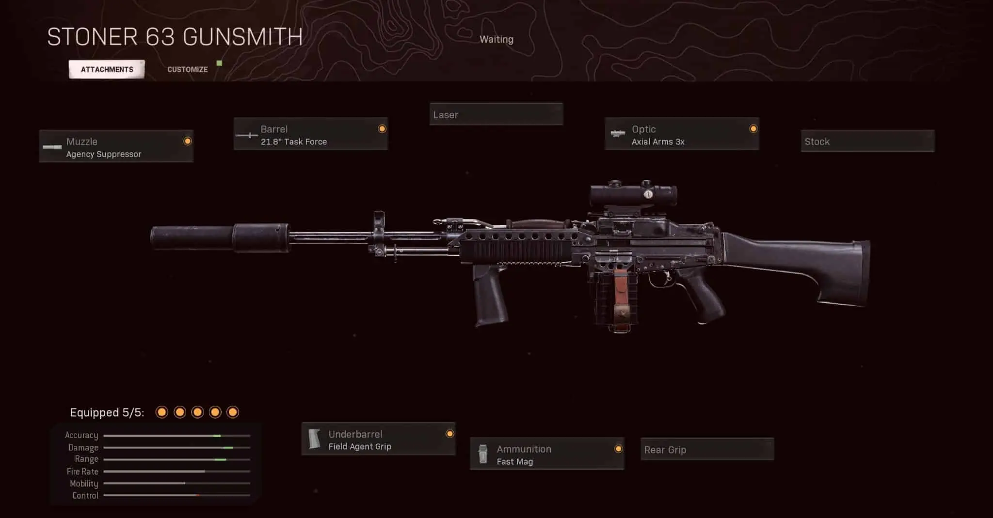 Stoner 63 Warzone loadout 