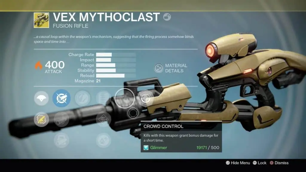 Destiny 1 Vex Mythoclast