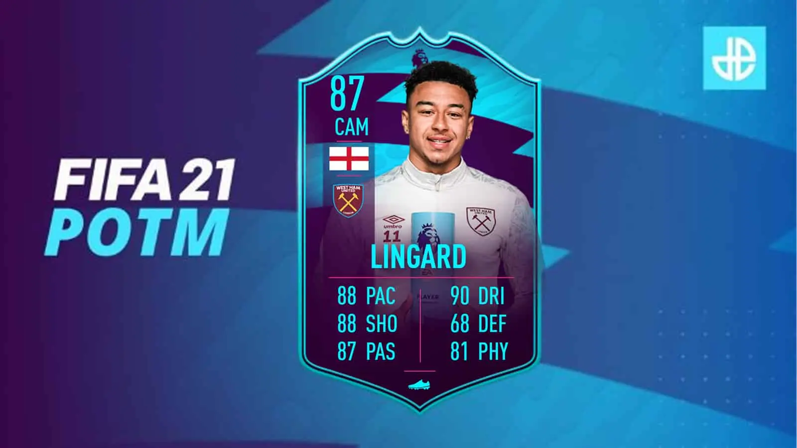 Jesse Lingard FIFA 21 POTM SBC