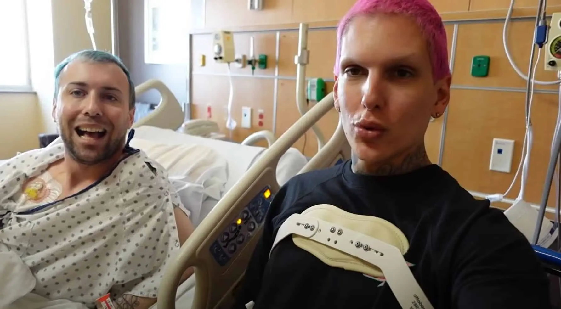 Jeffree and Daniel car crash hospital