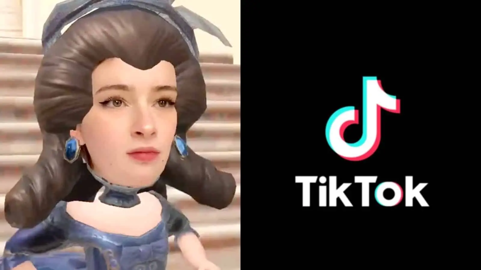 TikTok user suing the Versailles Run filter