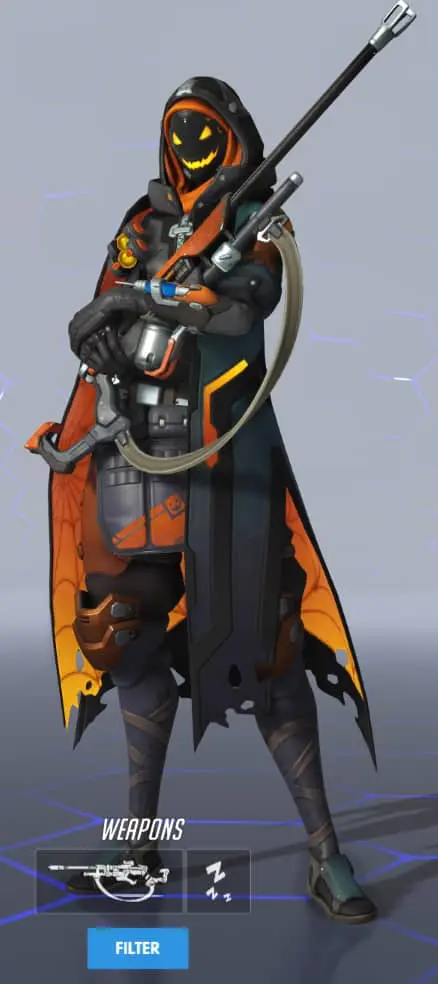 Overwatch Ana Ghoul skin