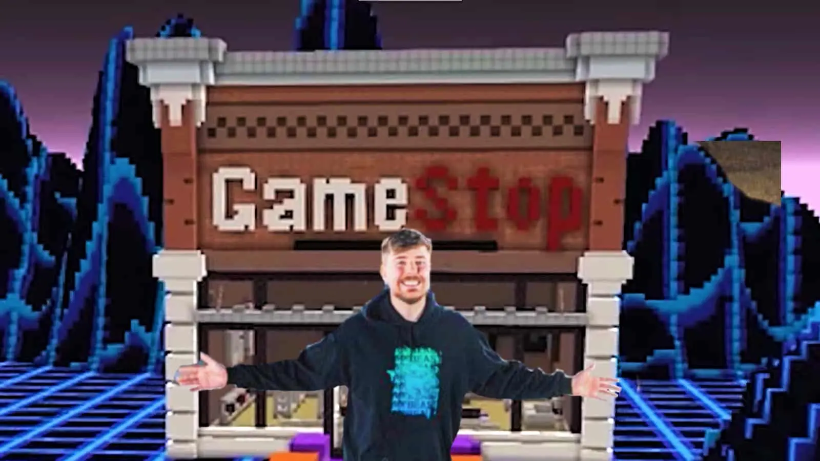 mrbeast gamestop minecraft