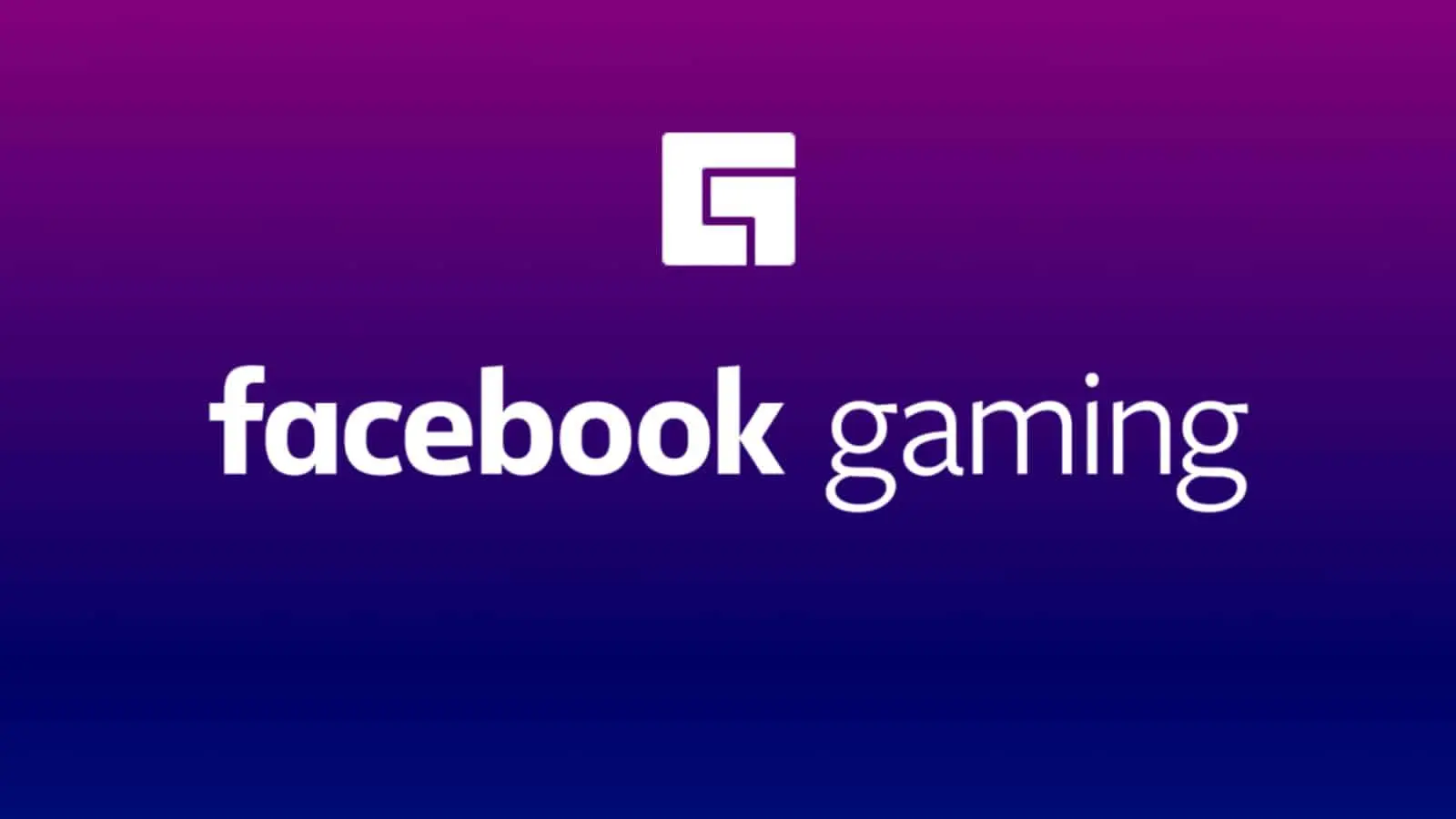 Facebook Gaming logo