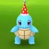 party hat squirtle pokemon go