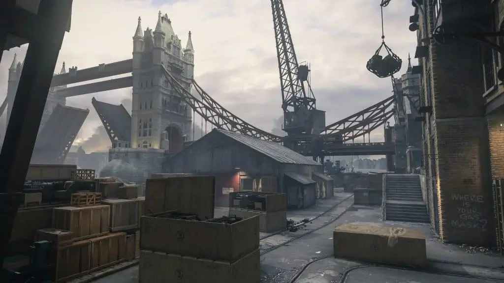 CoD WWII London Docks