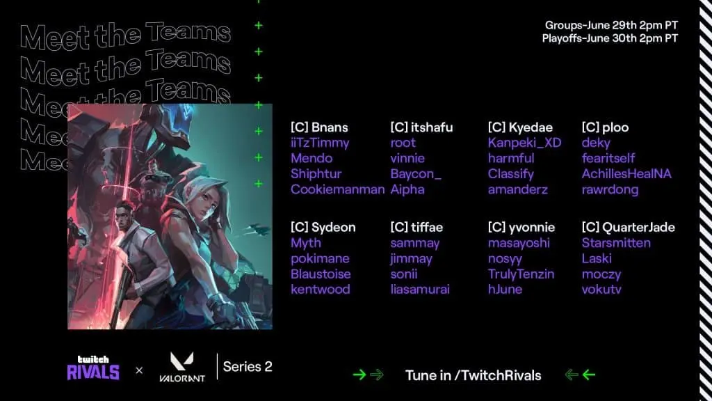 Pokimane Twitch Rivals Valorant Series 2