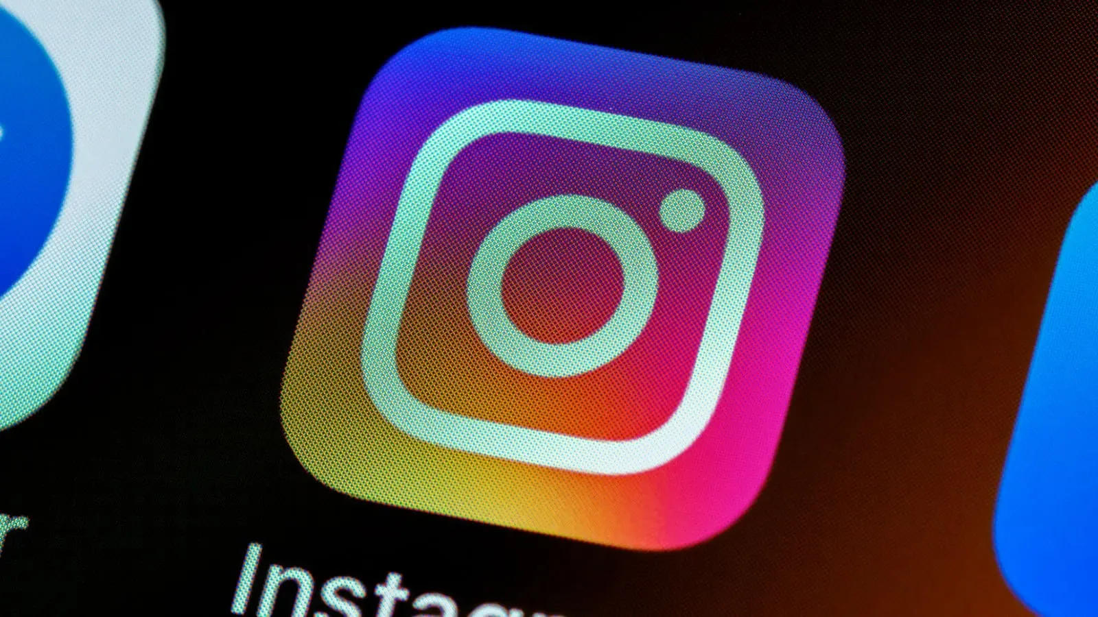 Instagramlogo on a phone