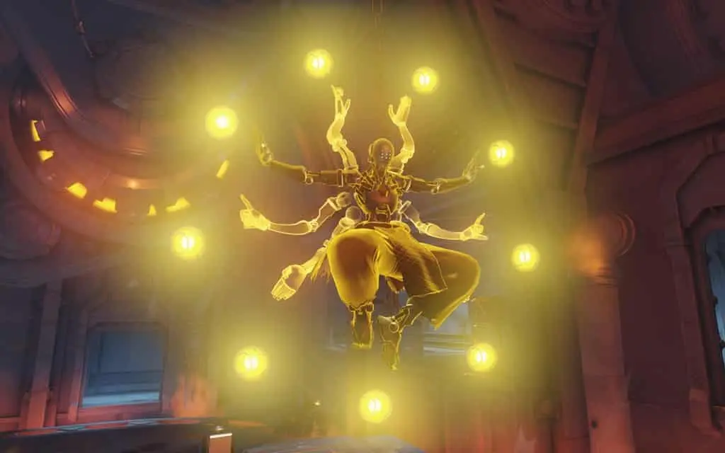 Zenyatta activates Transcendence