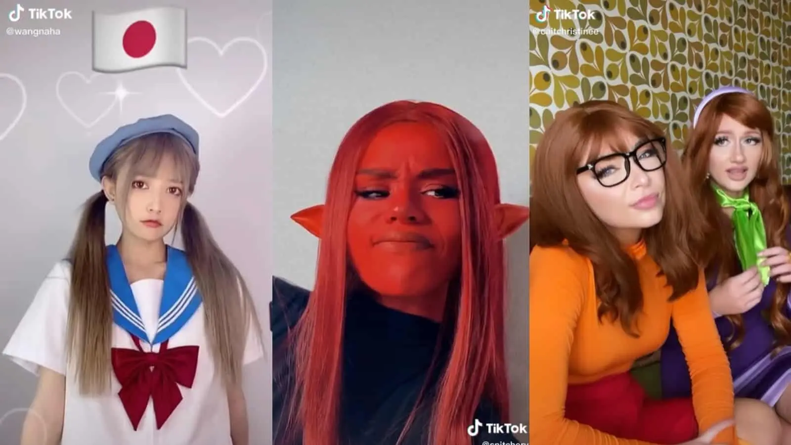 TikTok cosplay stars snitchery caitchristine