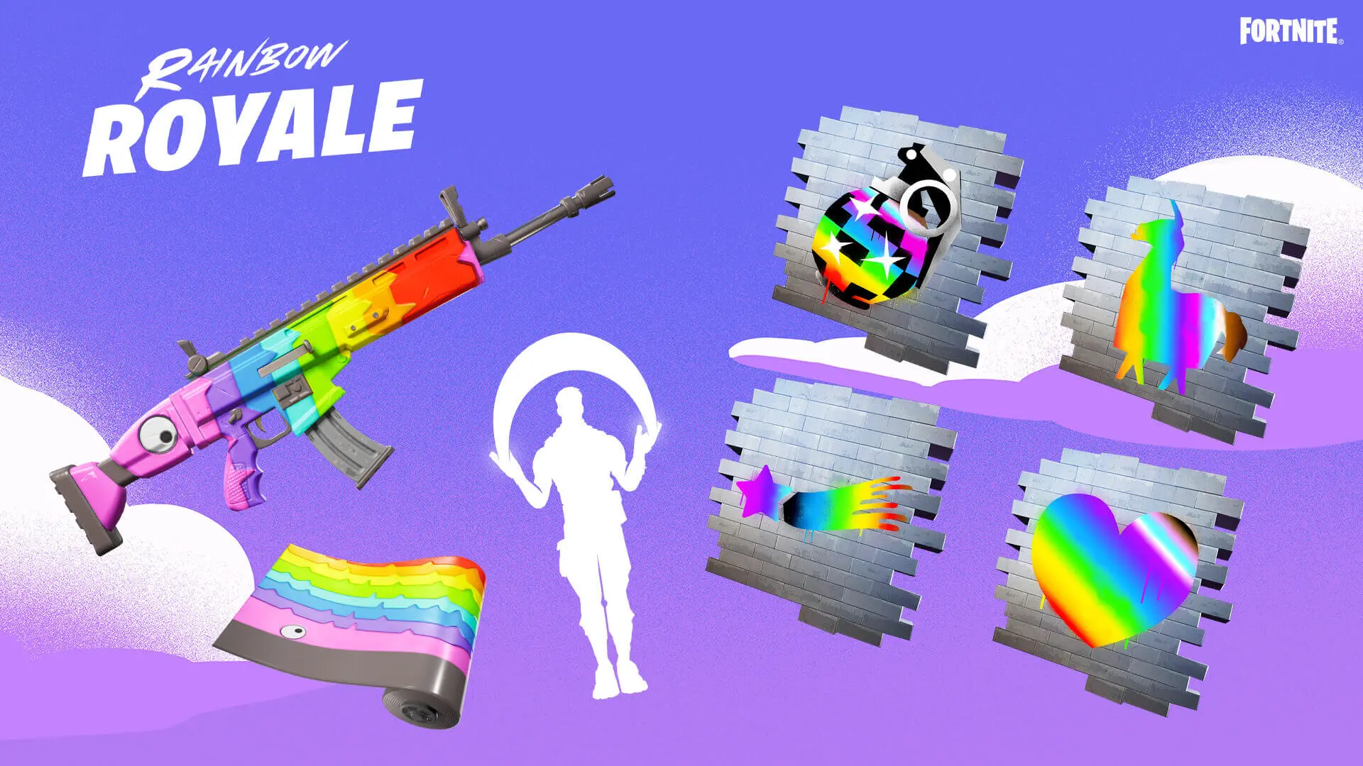 Fortnite Rainbow Royale free items