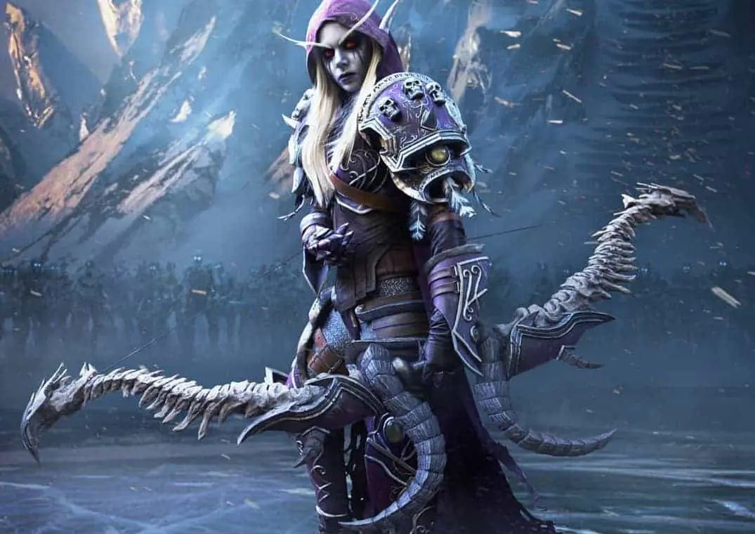 cinderys sylvanas shadowlands cosplay