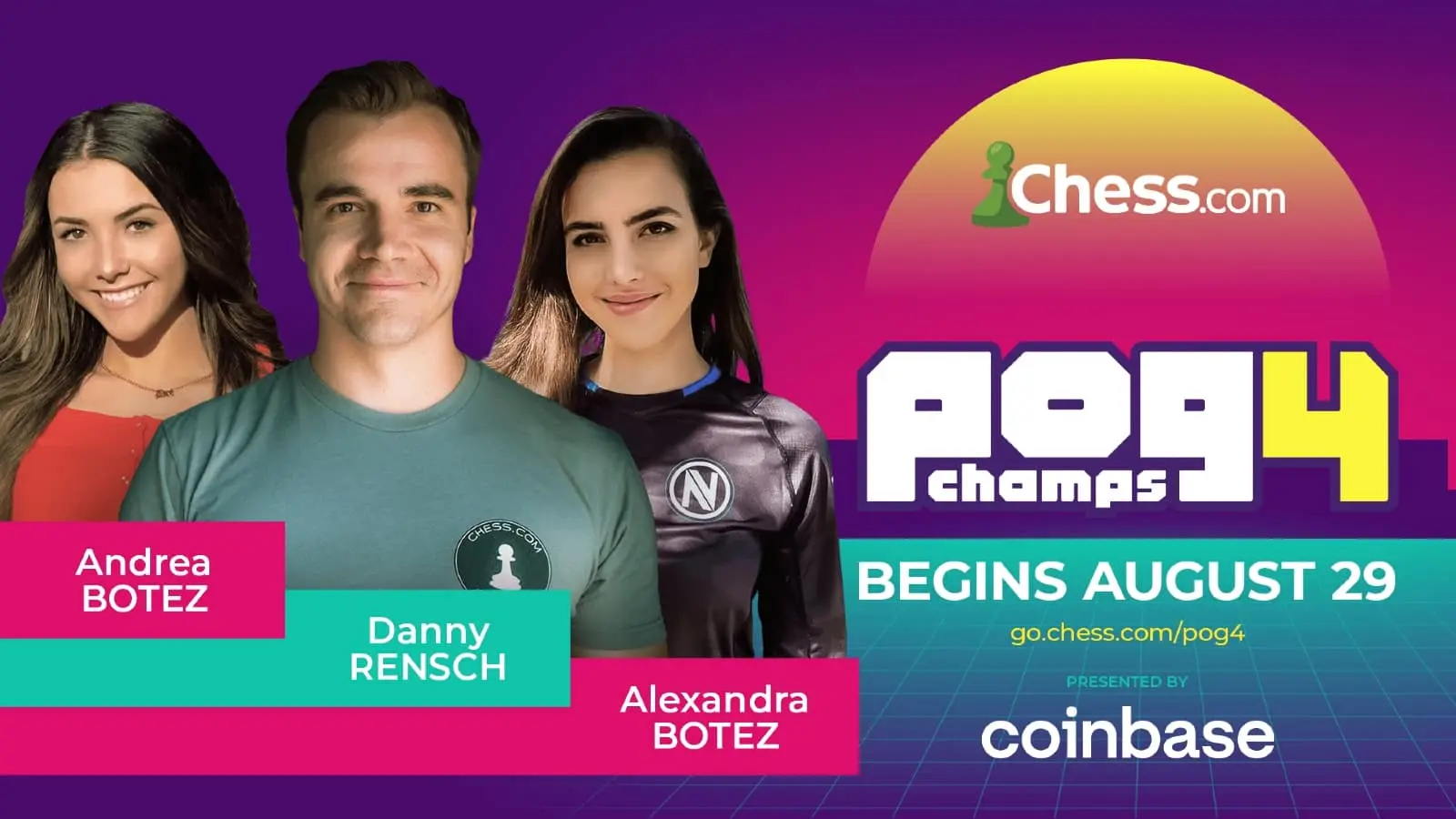 PogChamps 4 commentators and hosts