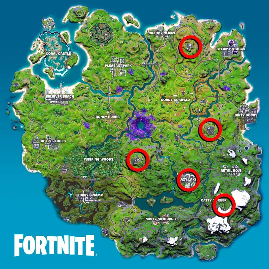 Fortnite Wiretap locations