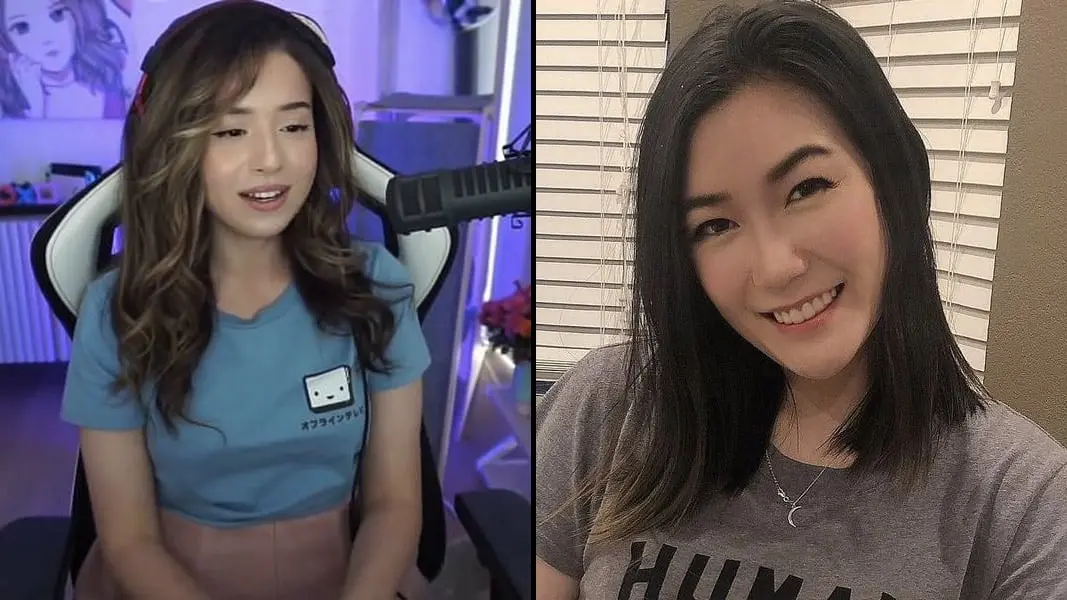 Pokimane talking on Twitch and Hafu