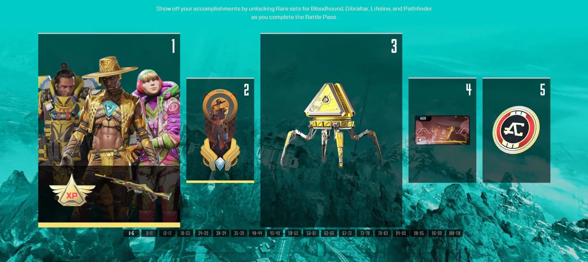 Apex Legends Season 10 Battle Pass tier 1-5