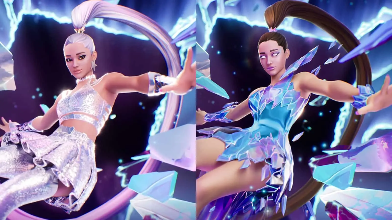 Fortnite Ariana Grande skin styles