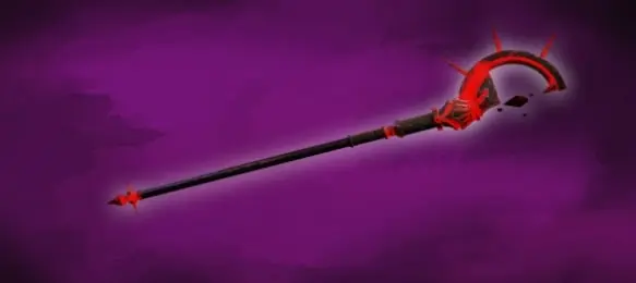 Waning Crescent Fire Staff