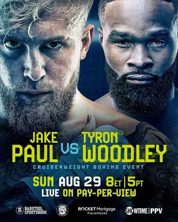 Paul vs Woodley poster