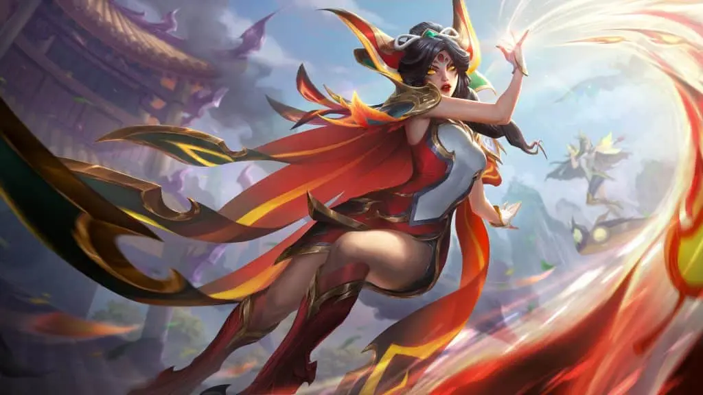 Brave Phoenix Xayah LoL