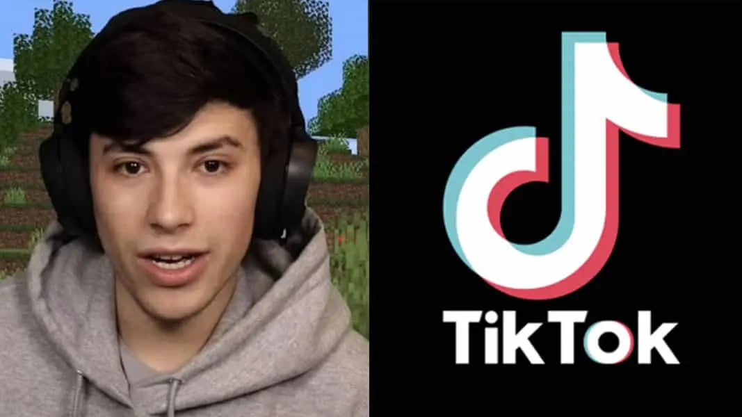 GeorgeNotFound and TikTok logo