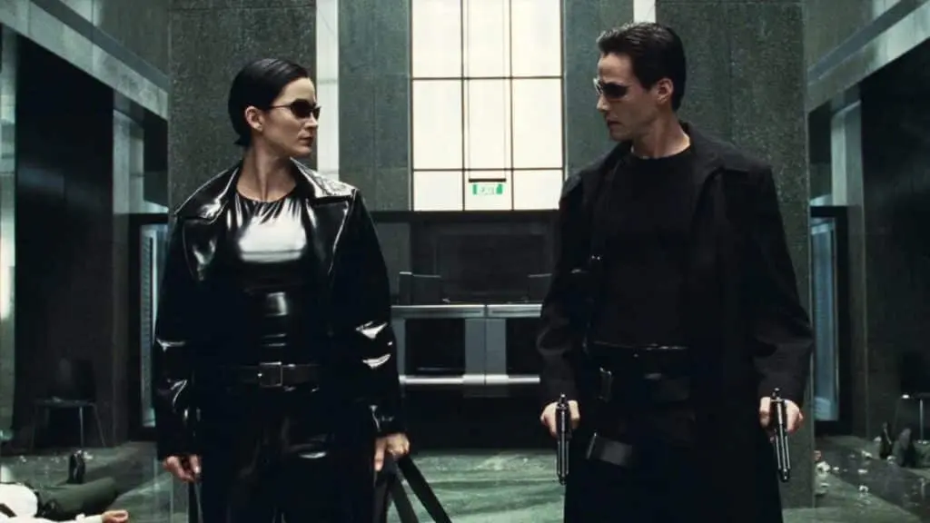 The Matrix Lobby Scene