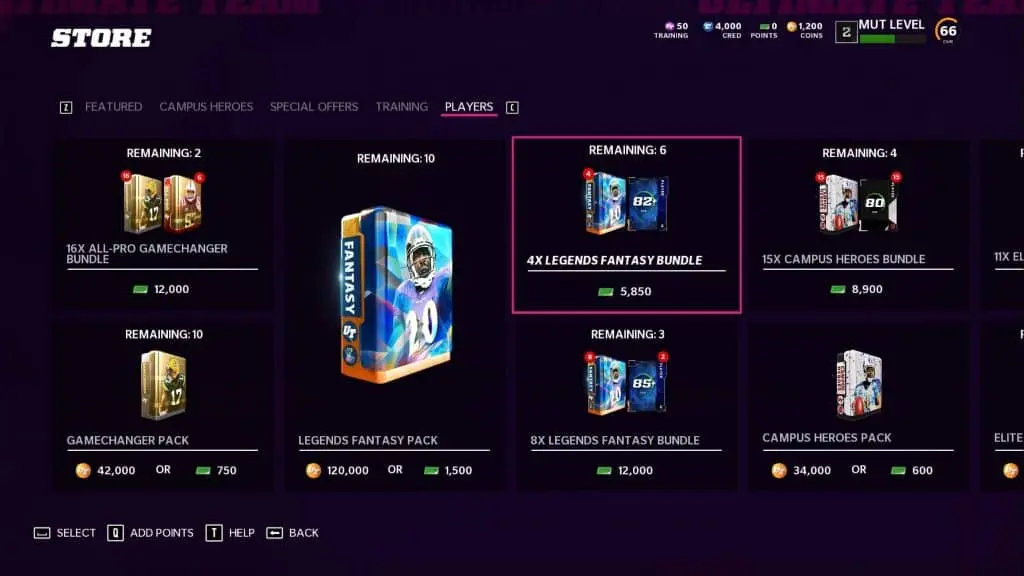 MUT Store