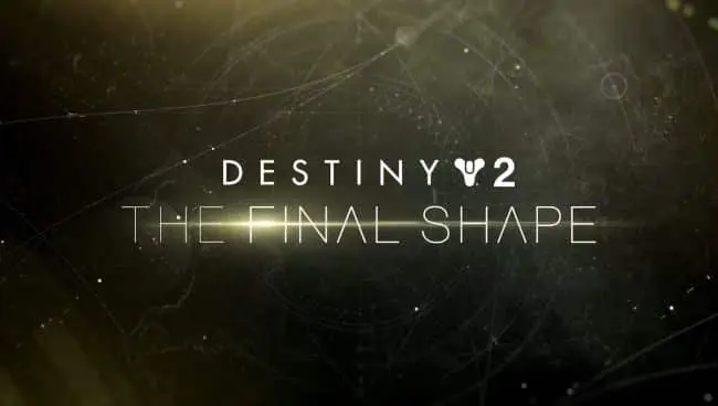 Destiny 2 The Final Shape title card