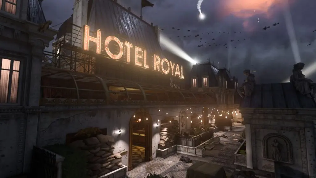 Vanguard map Hotel Royal