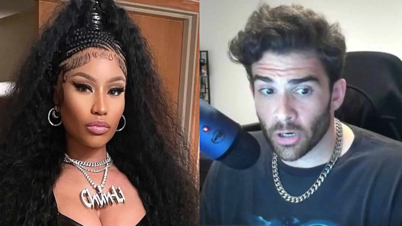 nicki minaj and hasanabi beef on Twitch