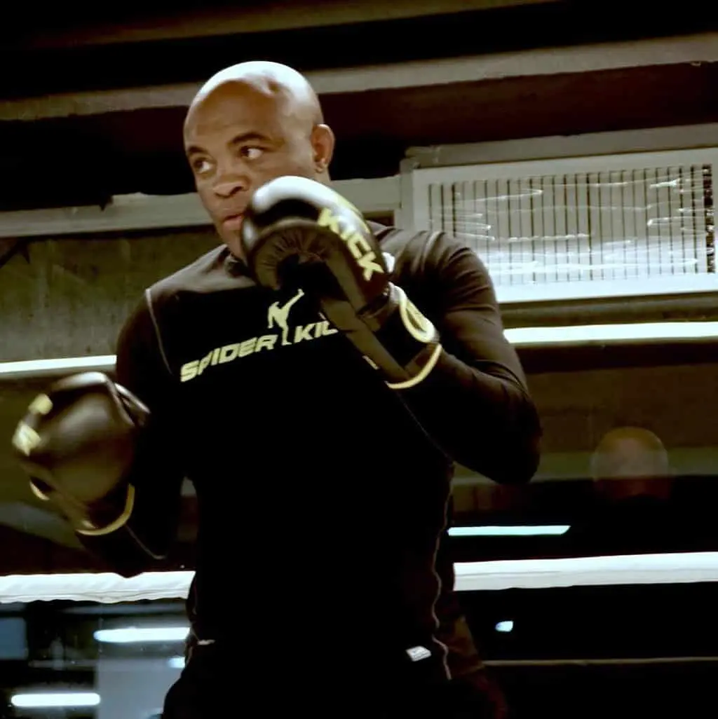 Anderson Silva boxing