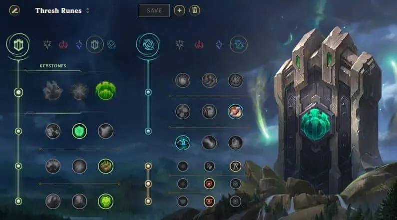 Thresh runes League of Legends guide