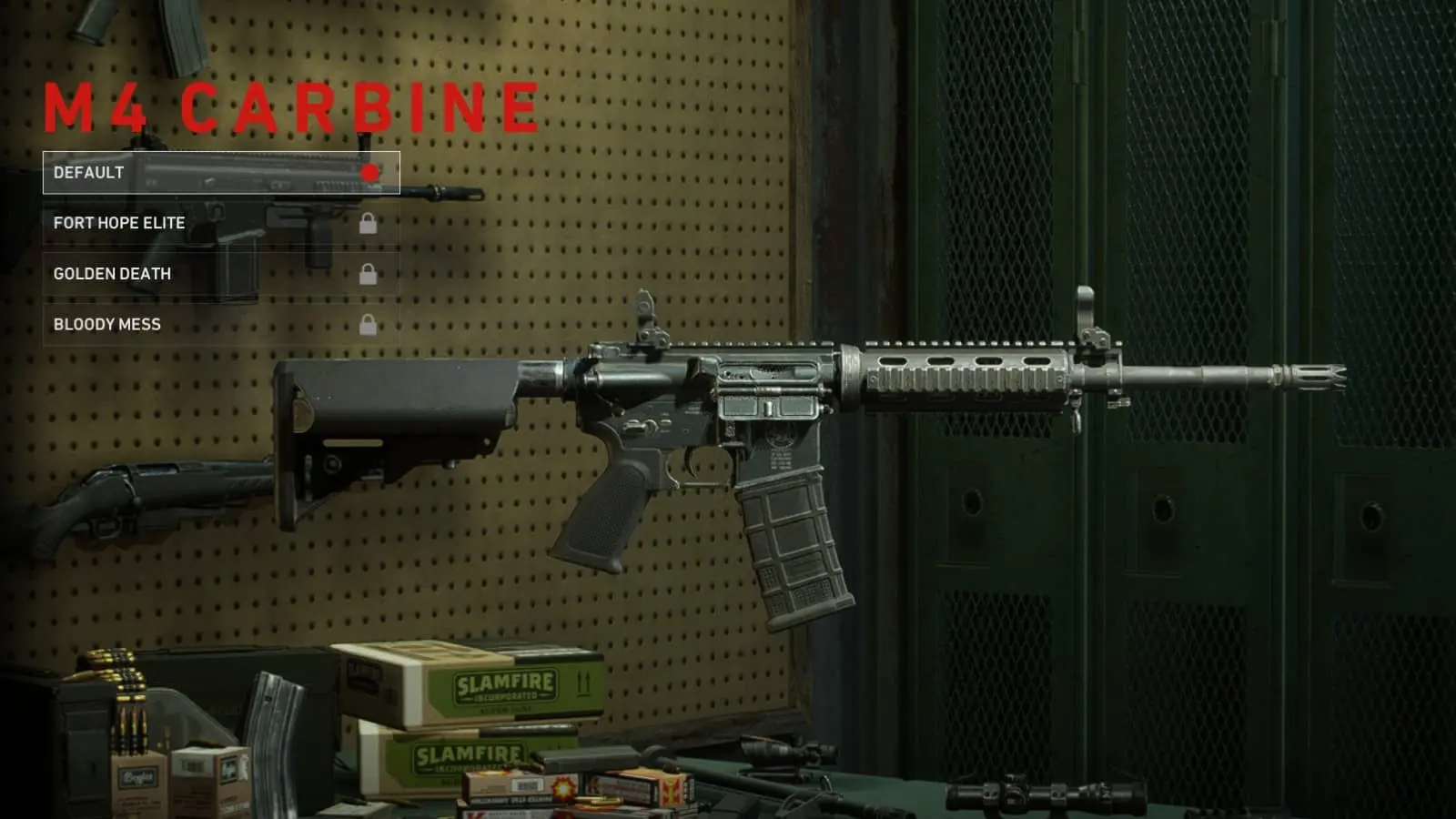 M4 Carbine Back 4 Blood