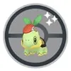 Turtwig wearing Lucas's hat