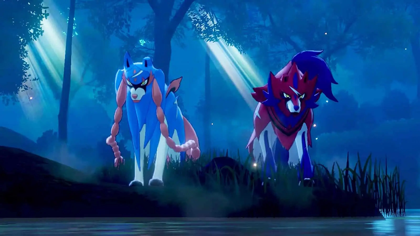 Zacian and Zamazenta in Pokemon Sword and Shield