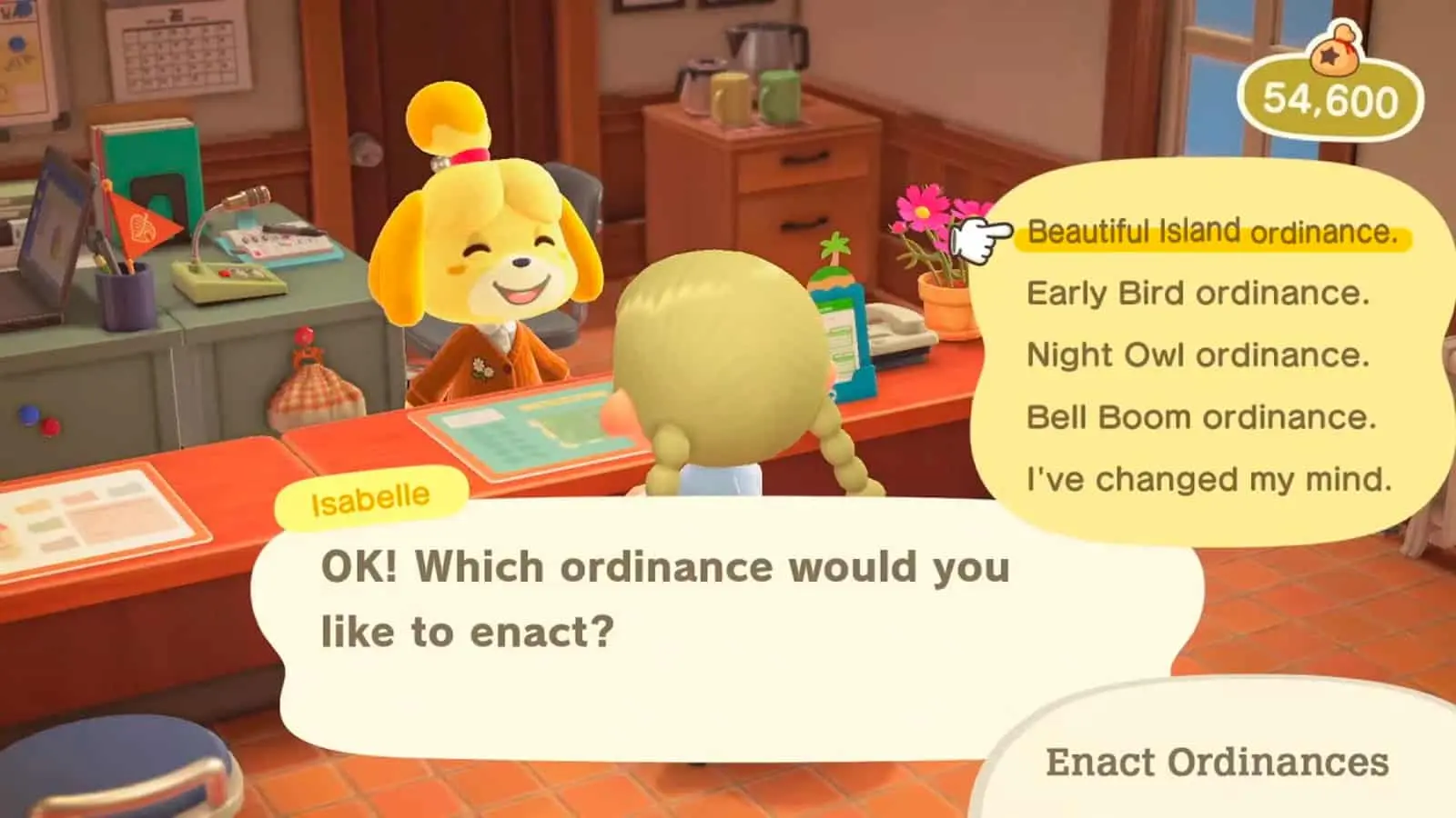 ordinances in animal crossing new horizons