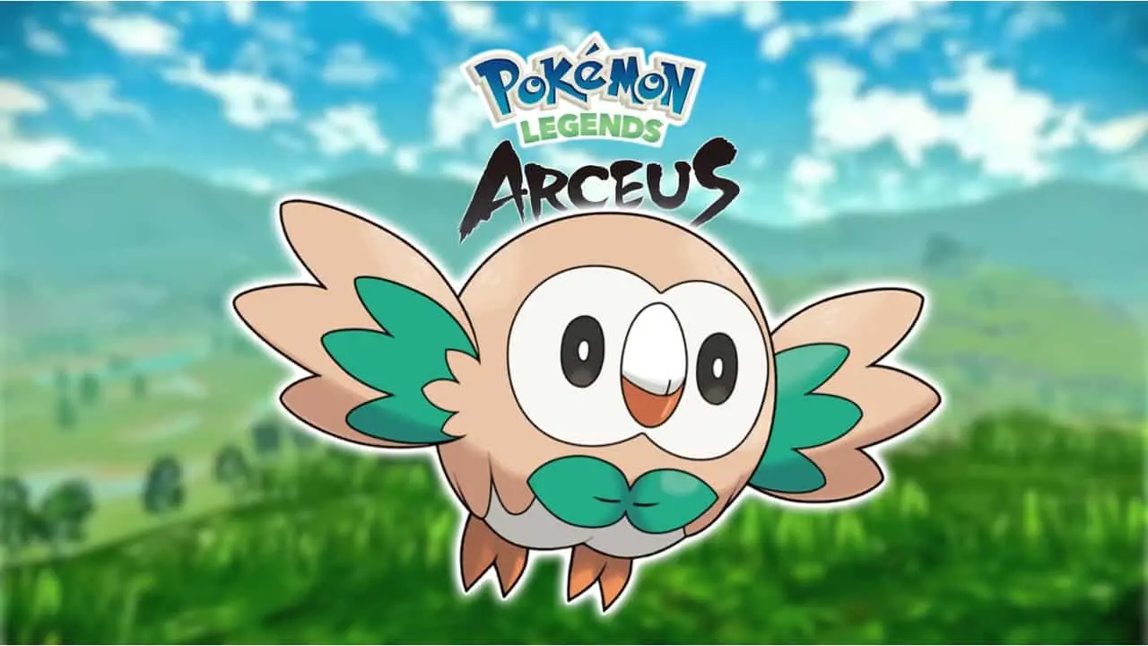 Pokemon Legends arceus rowlet