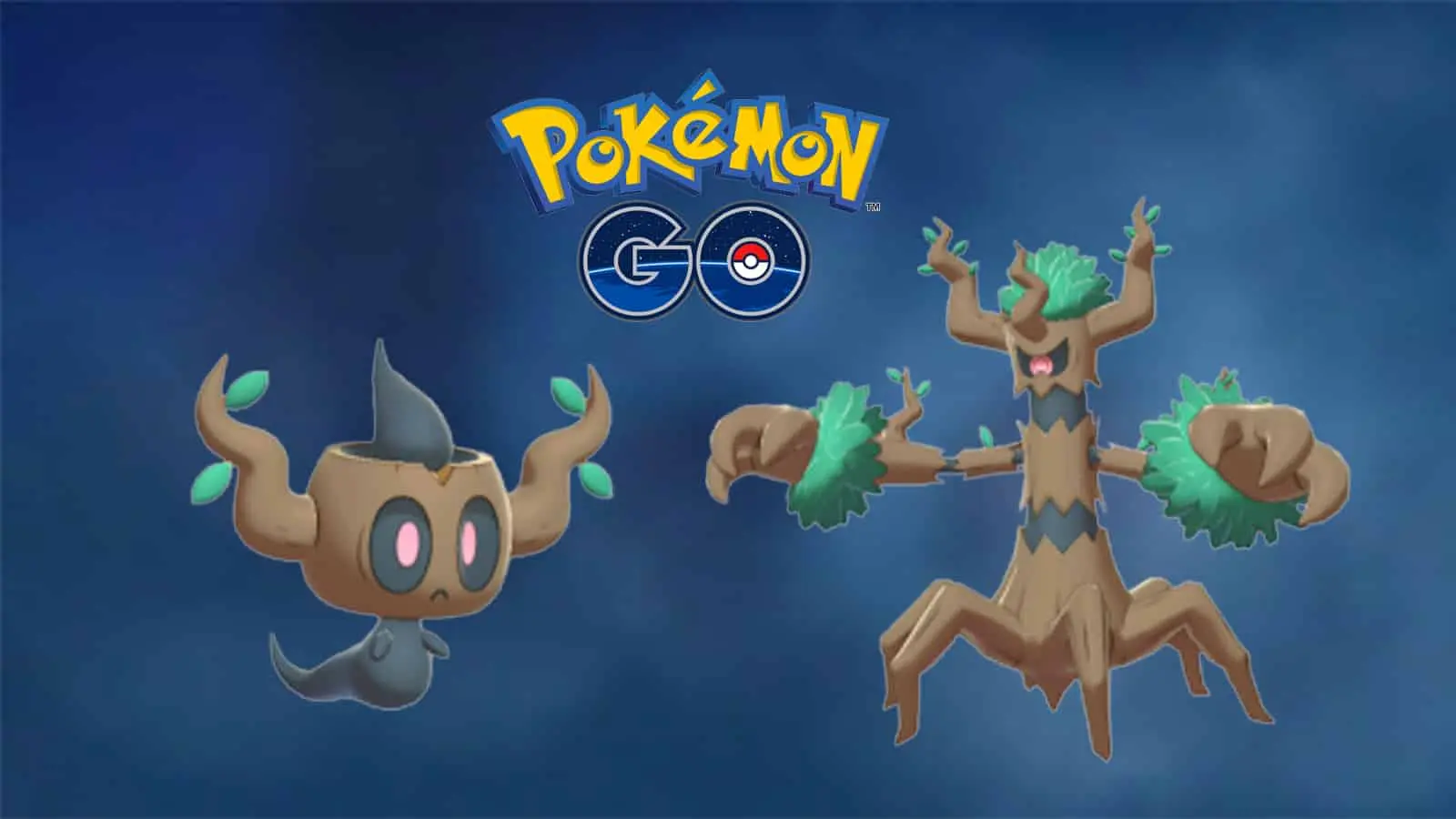 Phantump and Trevenant in Pokemon Go