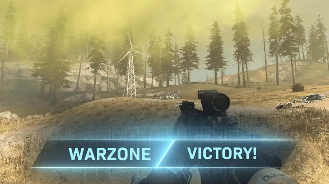 warzone victory cutscene