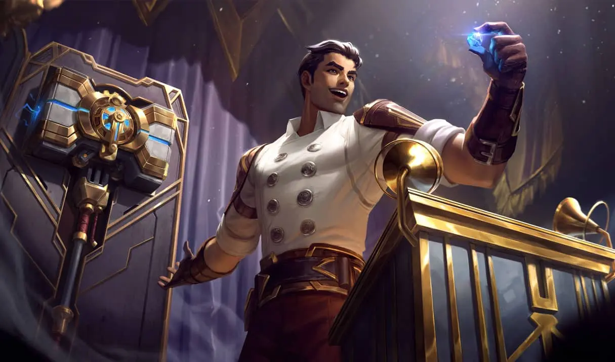 Arcane Jayce crossover League of Legends skin.