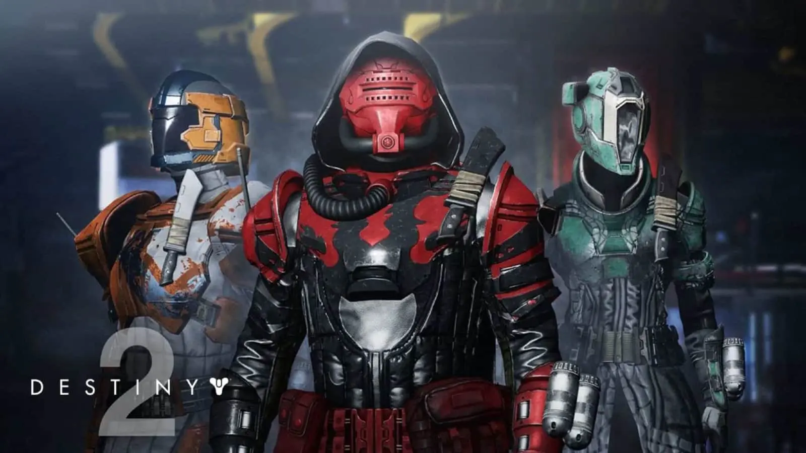 Three different Destiny 2 skin cosmetics