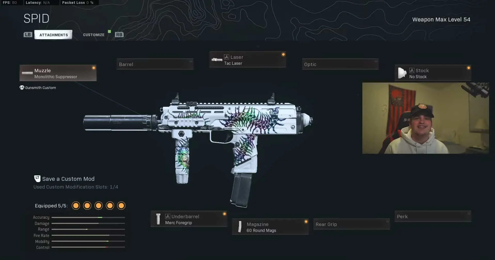 Warzone MP7 loadout